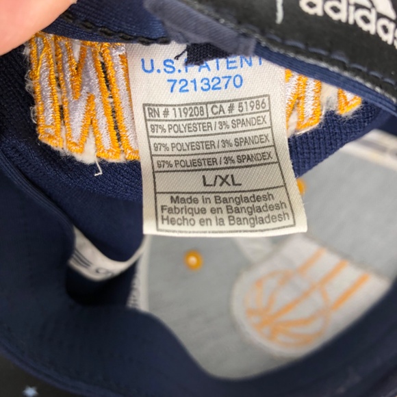 Adidas Mens Indiana Pacers NBA Hat Size L/XL Basketball Team Logo Embroidered - Picture 9 of 13